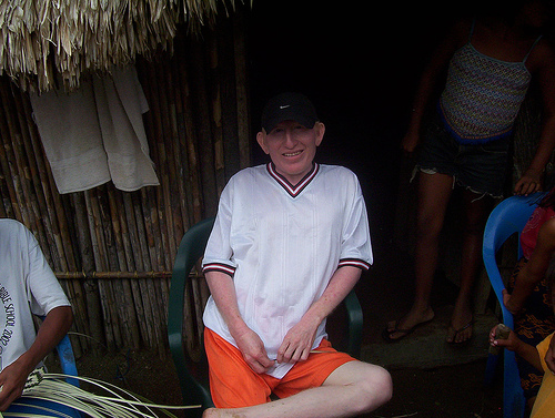 Albino Kuna Indian boy